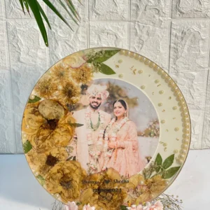 deep casting flower preservations (circle shape)
