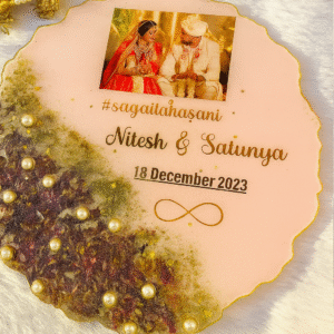 forever preserved love agate resin frame