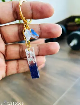 resin key chain “i” letter
