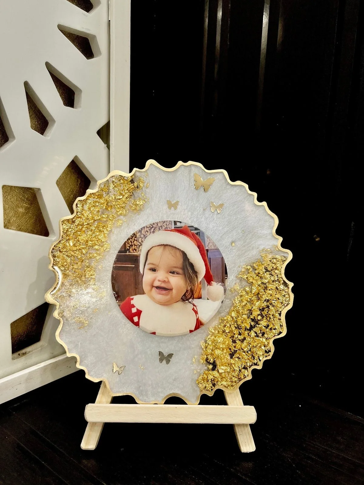cute baby resin frame