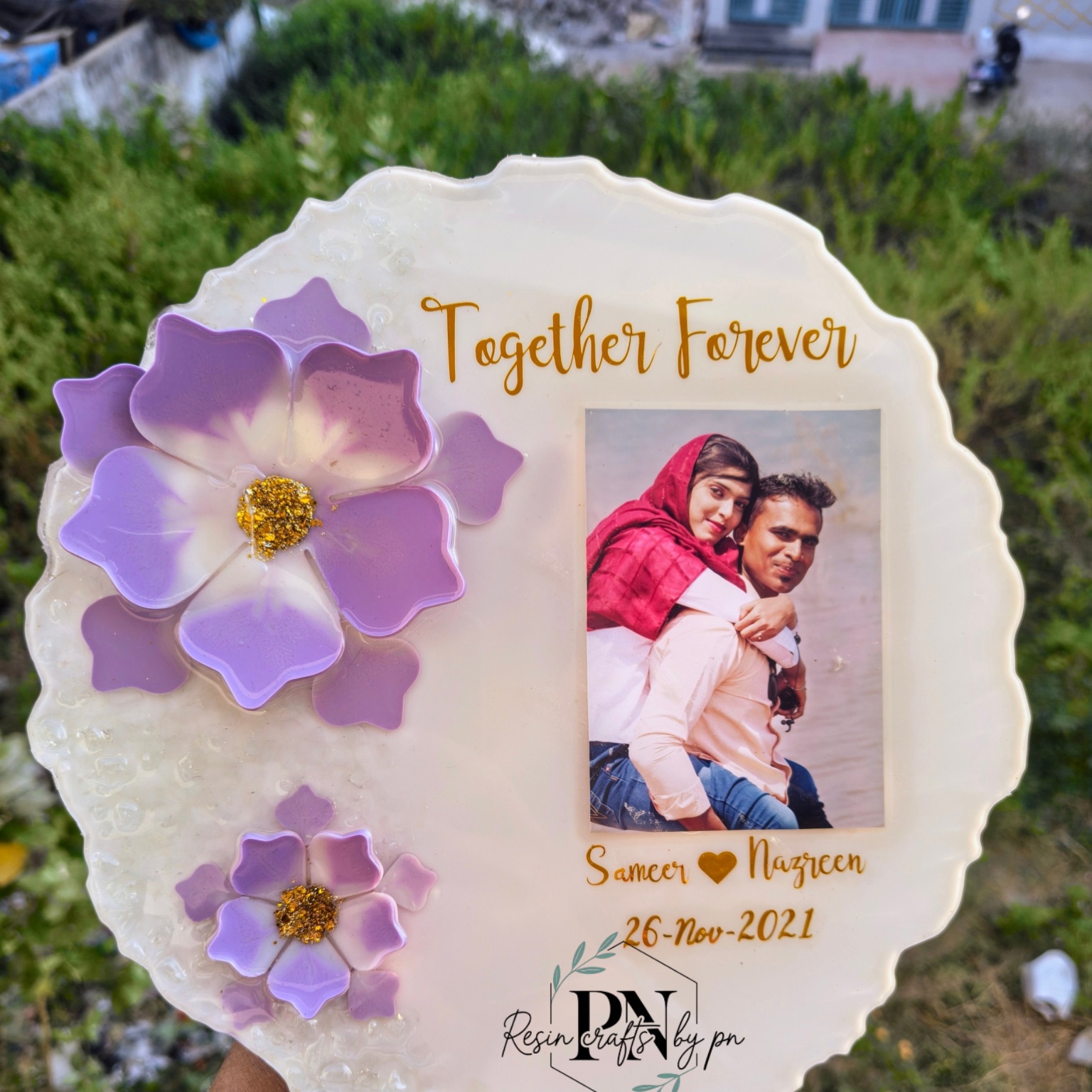 forever love couple 3d resin frame forever love couple 3d resin frame